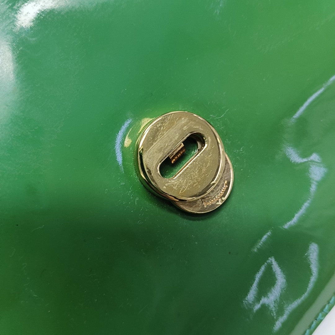 Ginny Calfskin Green