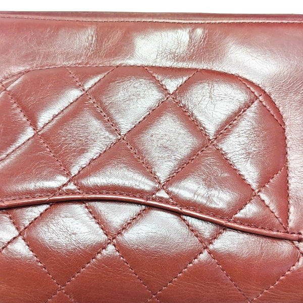 Quilted Calfskin Shoulder Bag Red