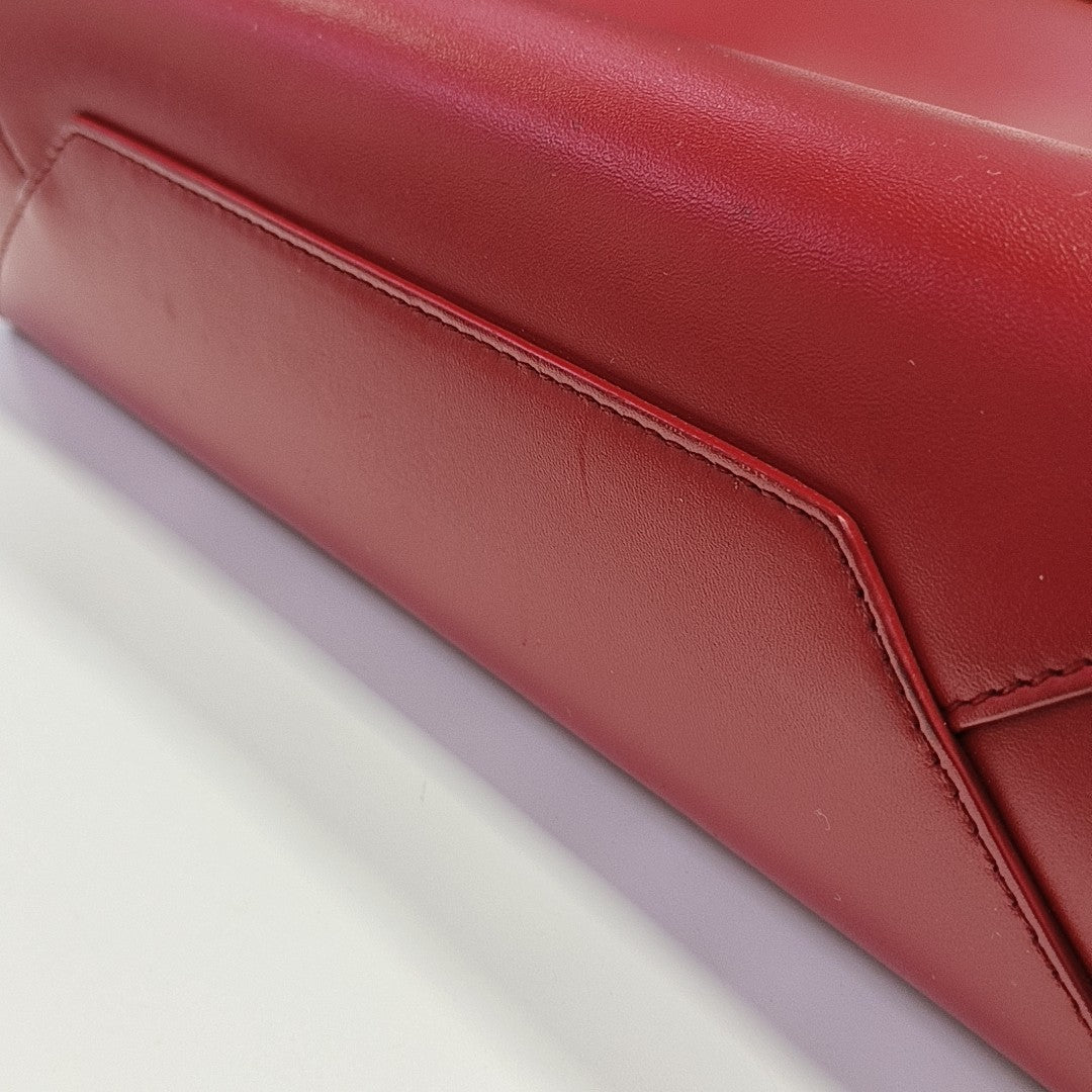 Calfskin Tote Bag Red