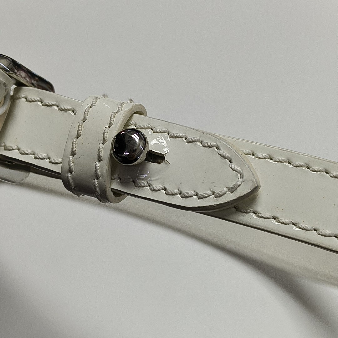 Coated Canvas Top Handle Bag Beige