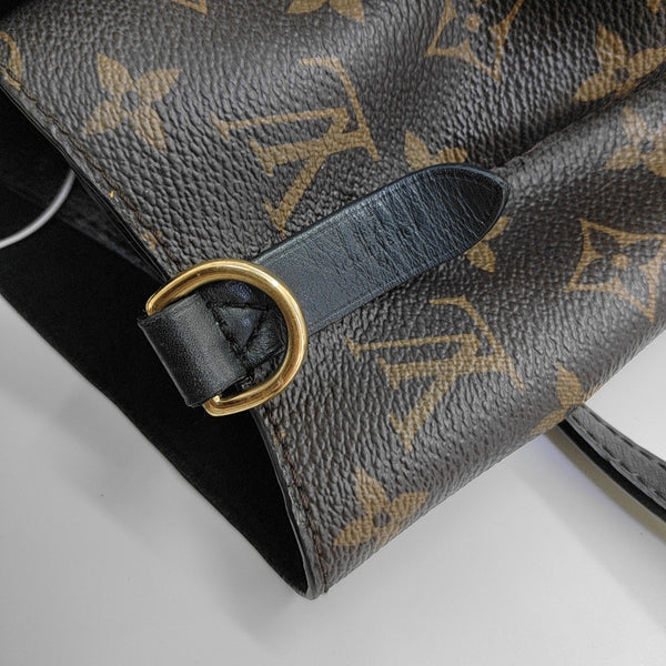 NÉONOÉ MM Monogram Coated Canvas Brown