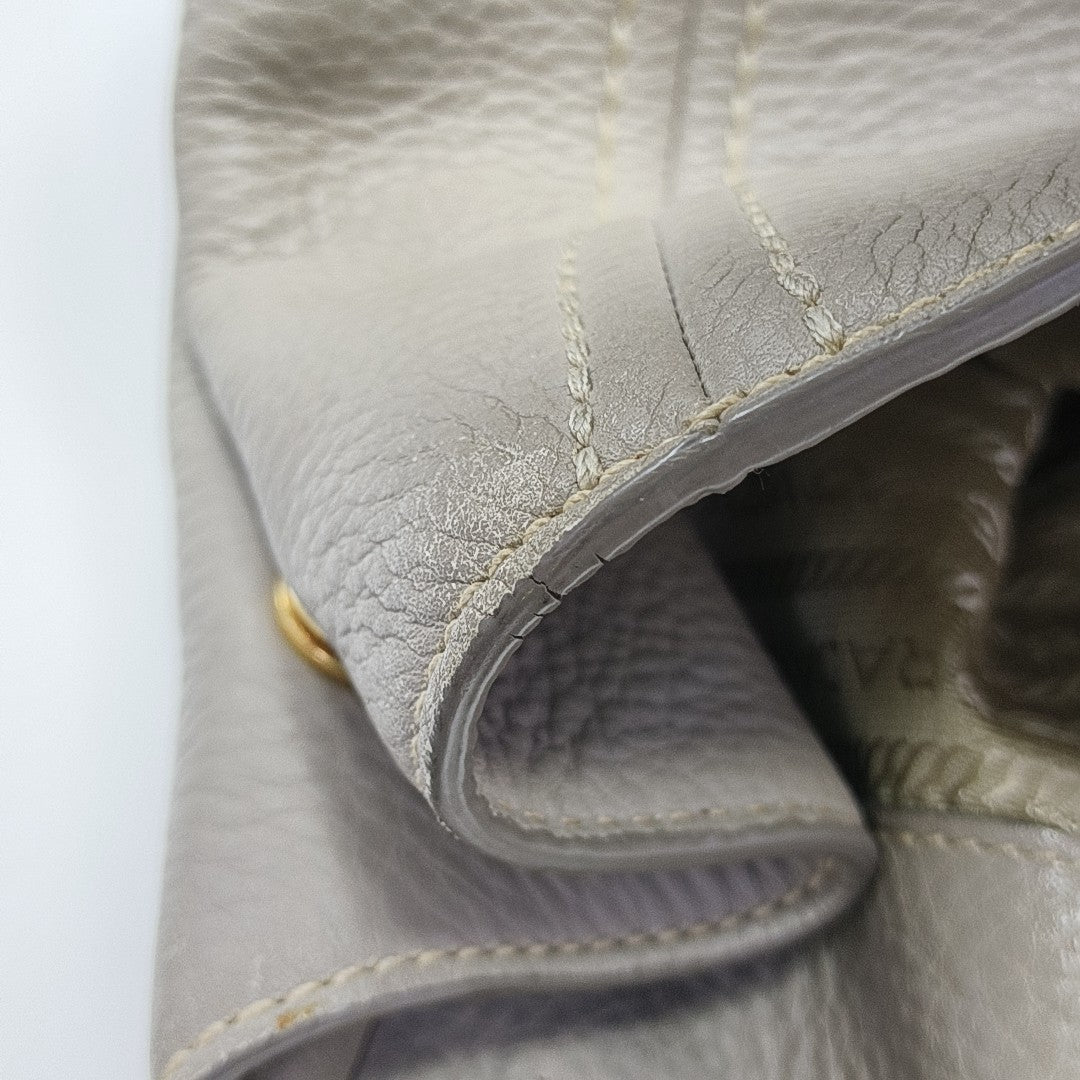 Calfskin Tote Bag Gray