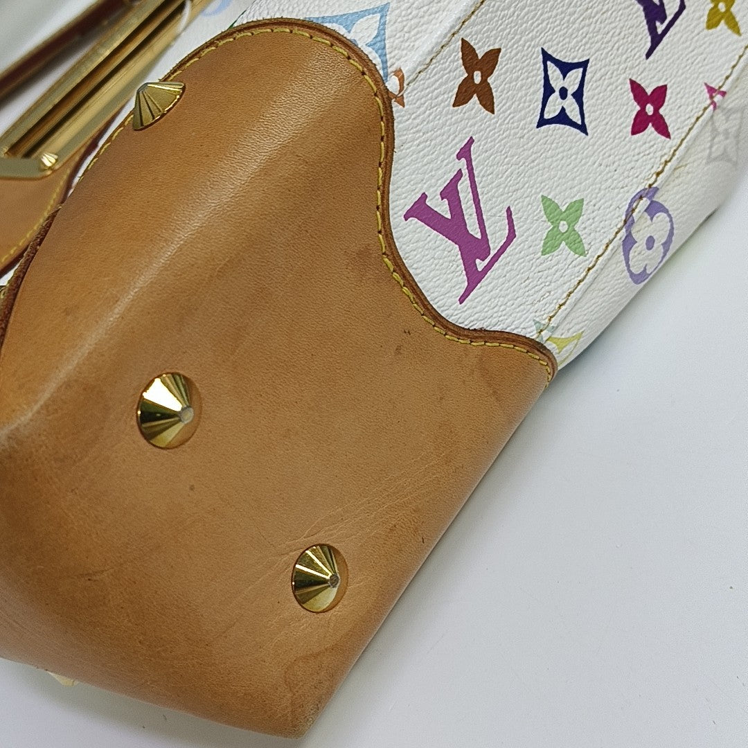 LV × TM JUDY MM Monogram Coated Canvas White