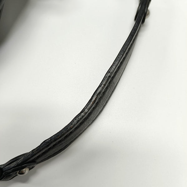 Calfskin Shoulder Bag Black
