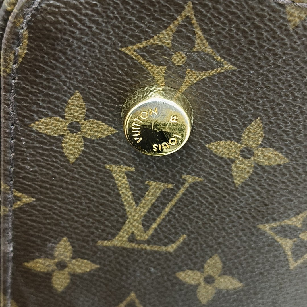 LOCKIT Monogram Coated Canvas Brown