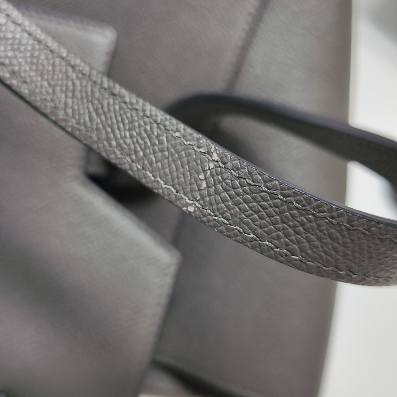 BELT Mini Calfskin Gray