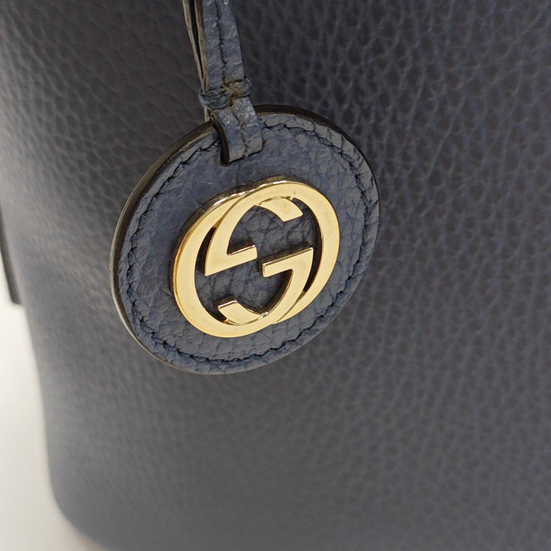 Calfskin Shoulder Bag Blue