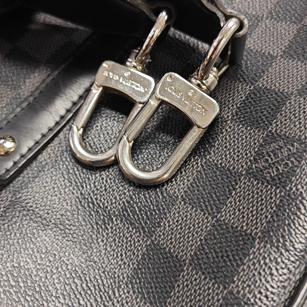 TADAO MM Damier Graphite Coated Canvas Gray
