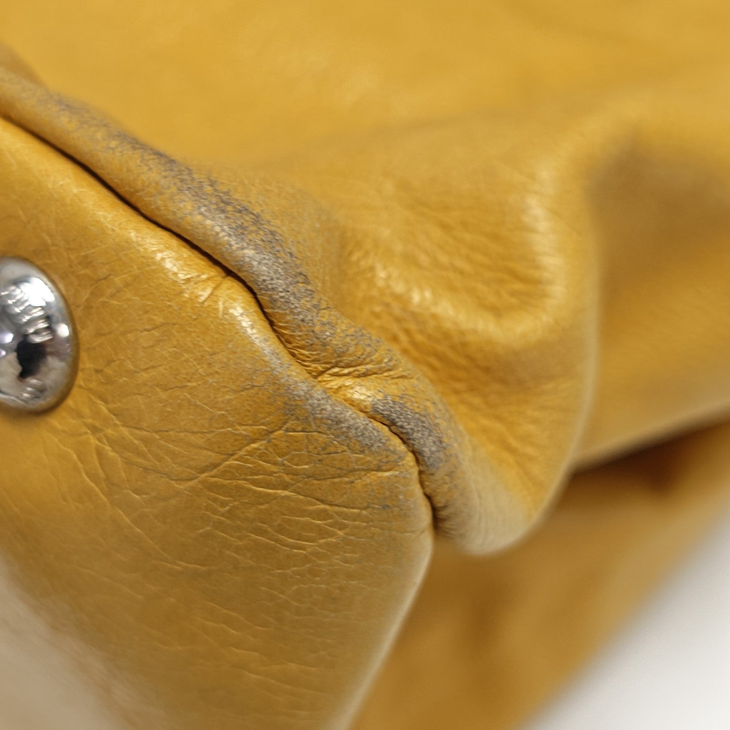 Calfskin Tote Bag Yellow