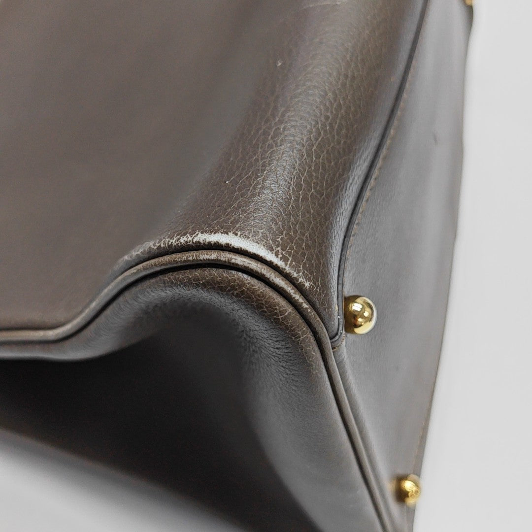 Brillant Medium Calfskin Gray