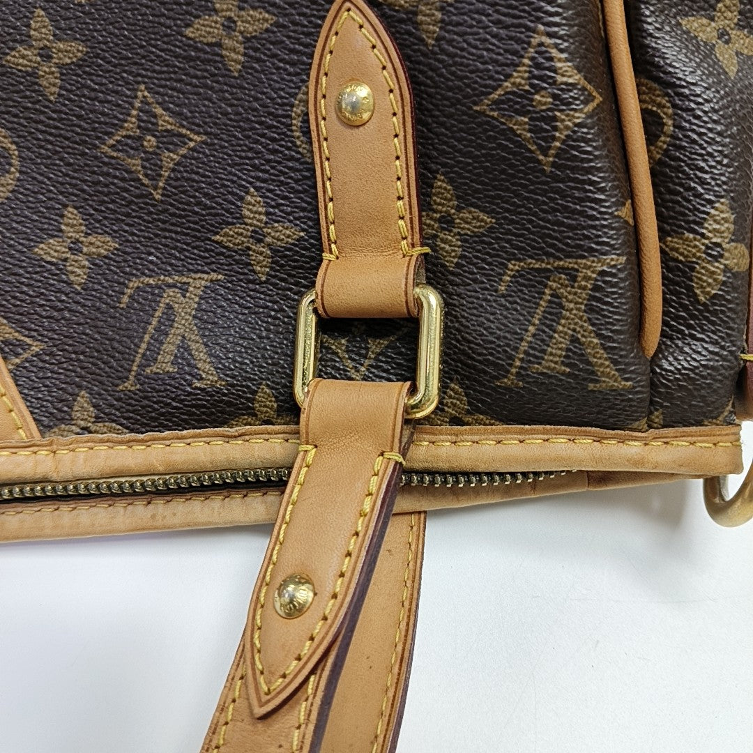 ESTRELA GM Monogram Coated Canvas Brown
