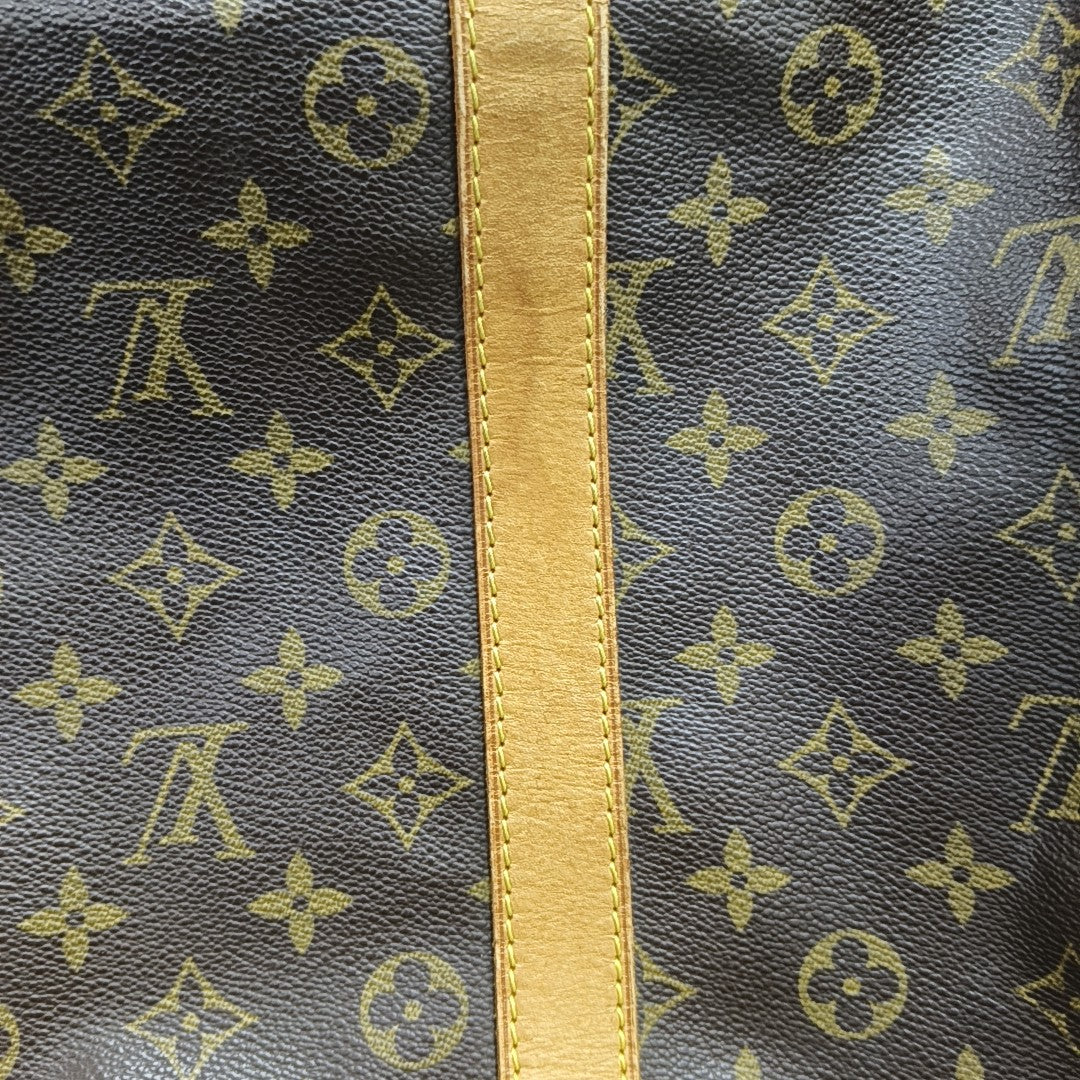 SAC SOUPLE 55 Monogram Coated Canvas Brown