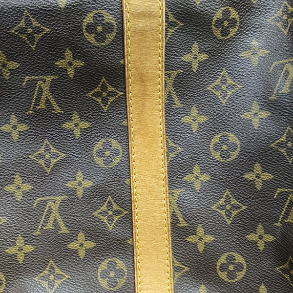 SAC SOUPLE 55 Monogram Coated Canvas Brown