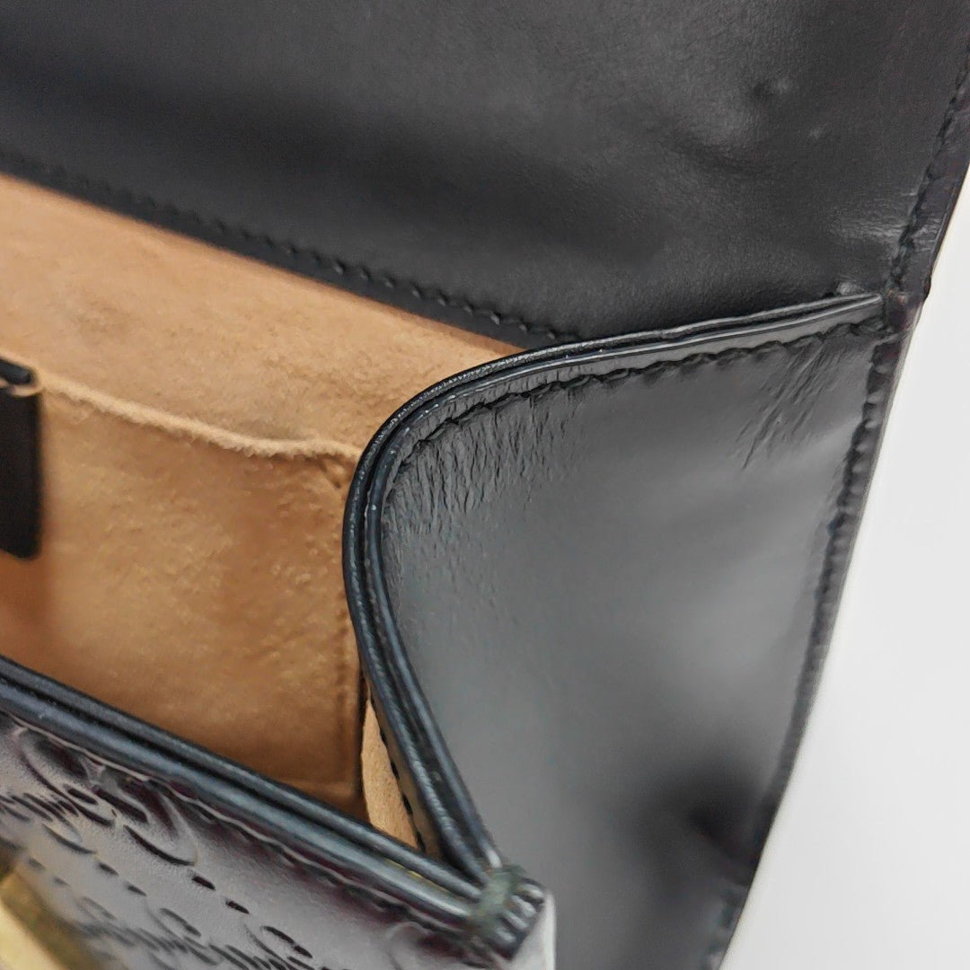 Padlock Small Monogram Calfskin Black