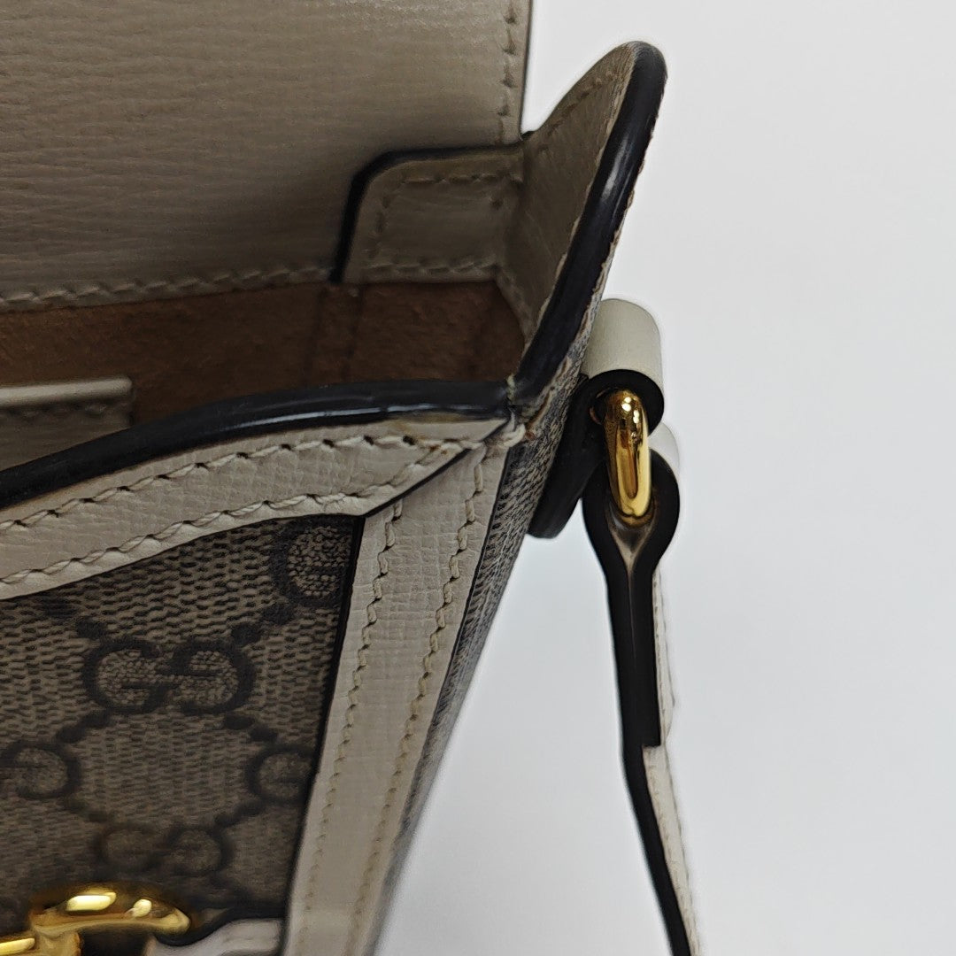 Horsebit 1955 Mini Coated Canvas Beige