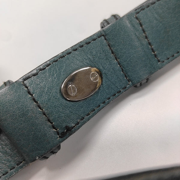 Special Material Top Handle Bag Blue