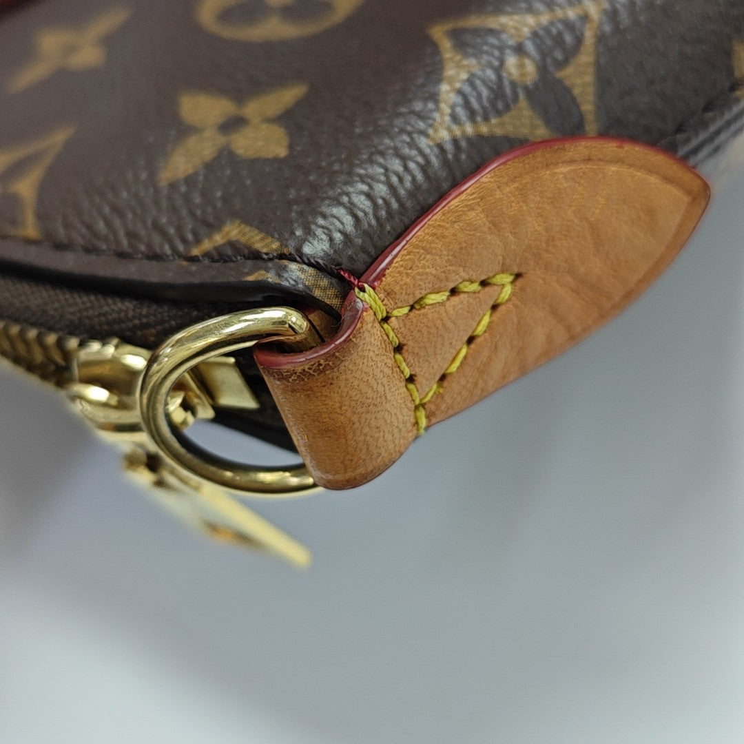 BOETIE PM Monogram Coated Canvas Brown