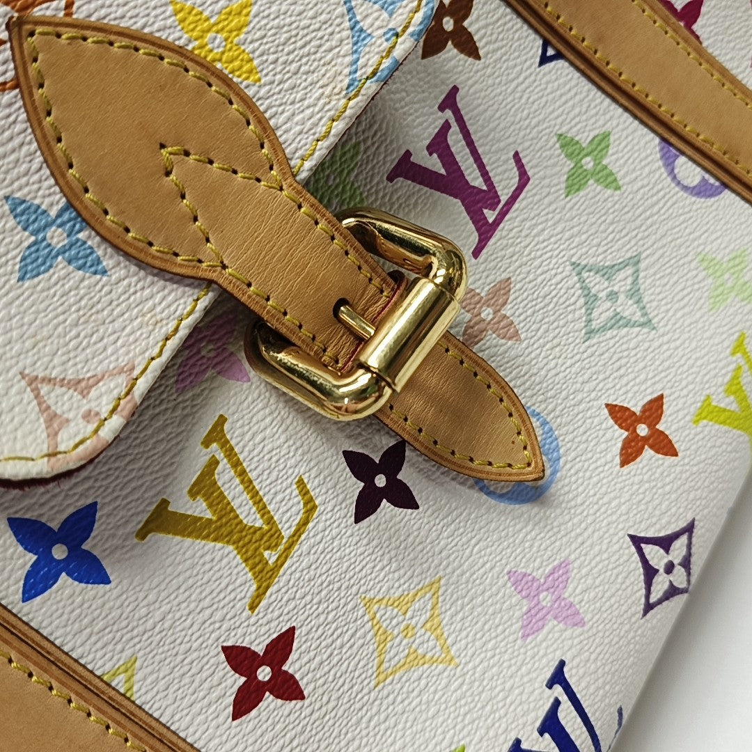 LV × TM AURELIA Monogram Coated Canvas White