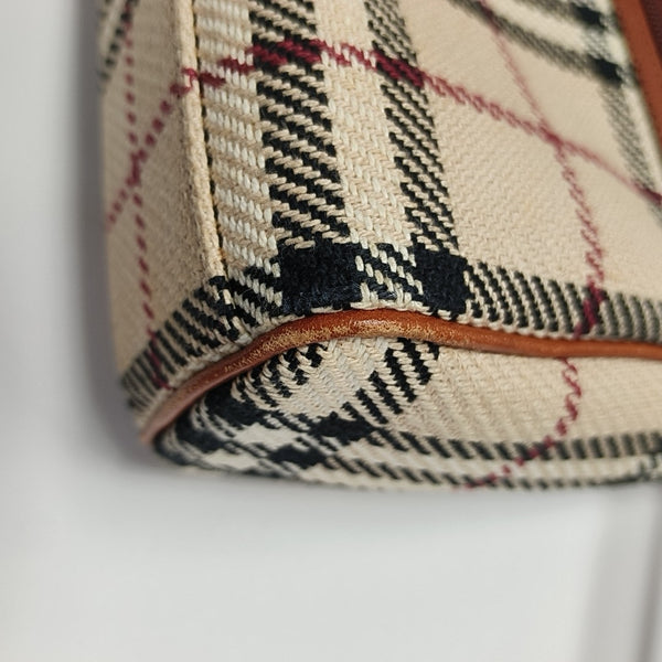 Fabric Shoulder Bag Beige