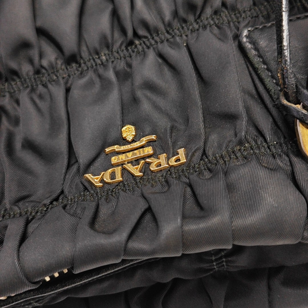 Gaufre Nylon Black