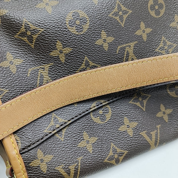 DIANE Monogram Coated Canvas Brown