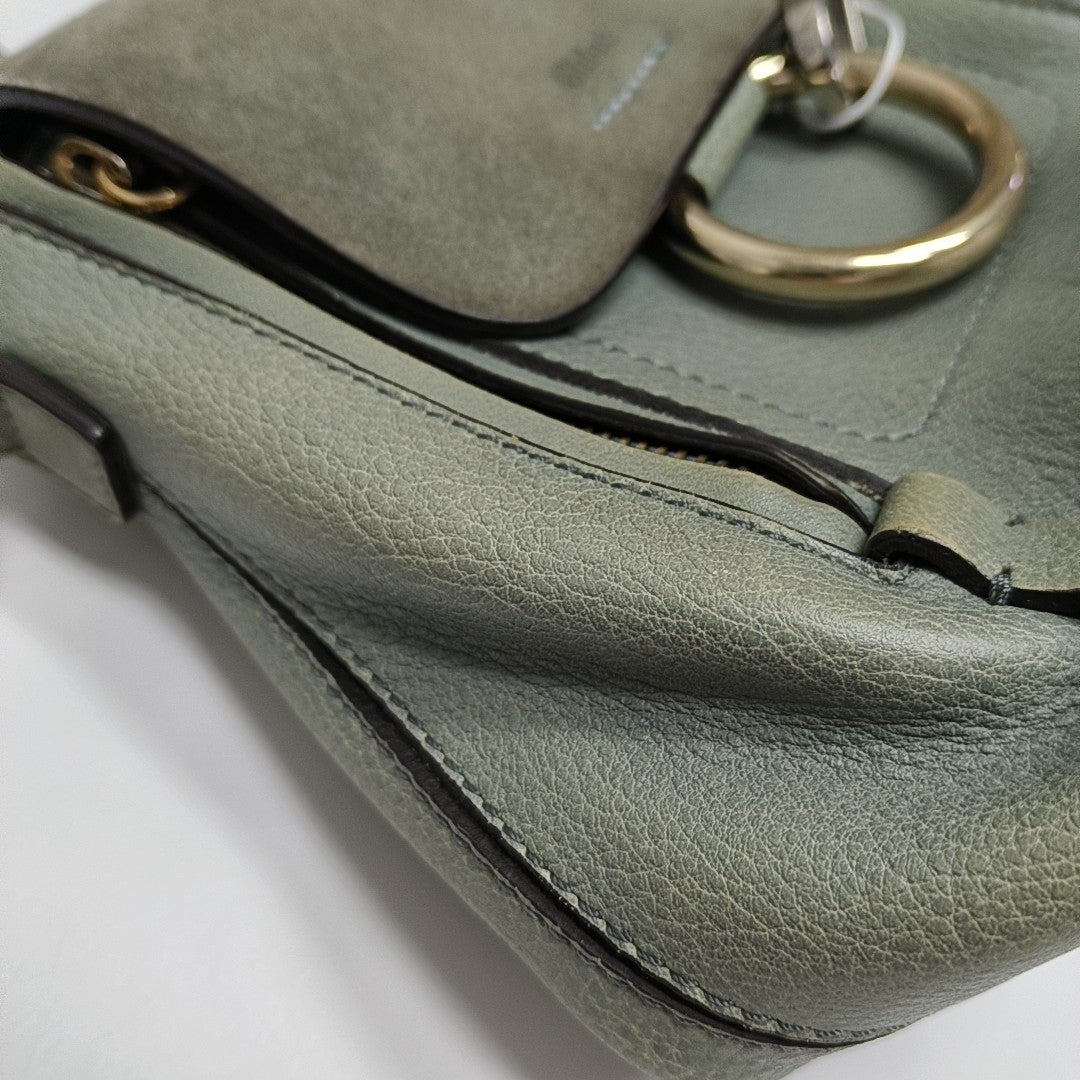 Faye Mini Calfskin Blue