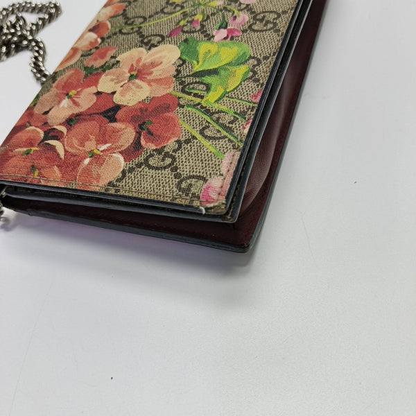GG Blooms Monogram Coated Canvas Beige