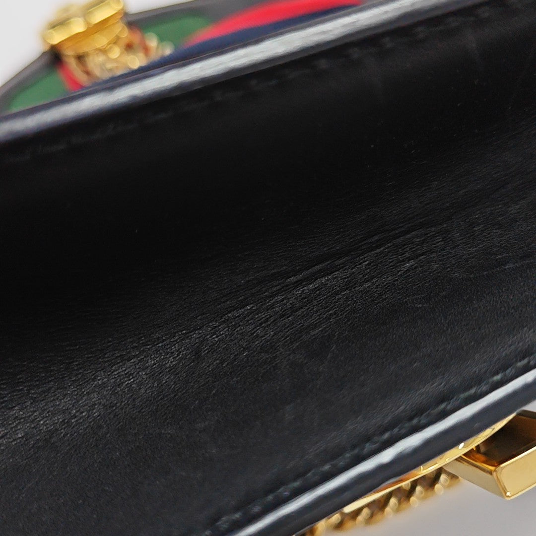 Sylvie Mini Calfskin Black