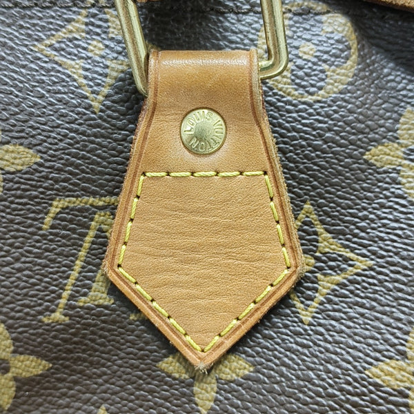 SPEEDY 30 Monogram Coated Canvas Brown
