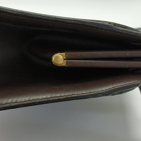 Calfskin Top Handle Bag Brown