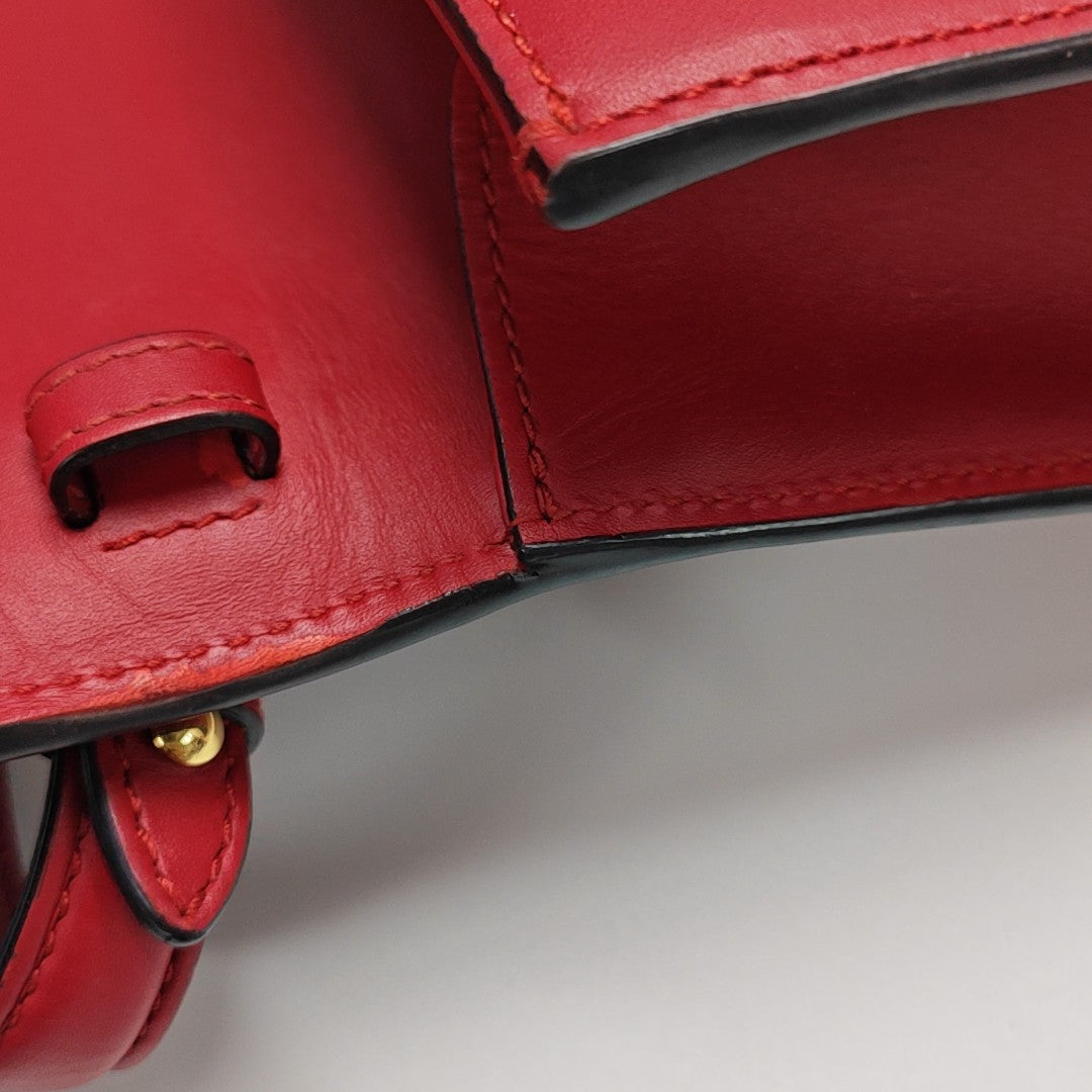 Sylvie Mini Calfskin Red