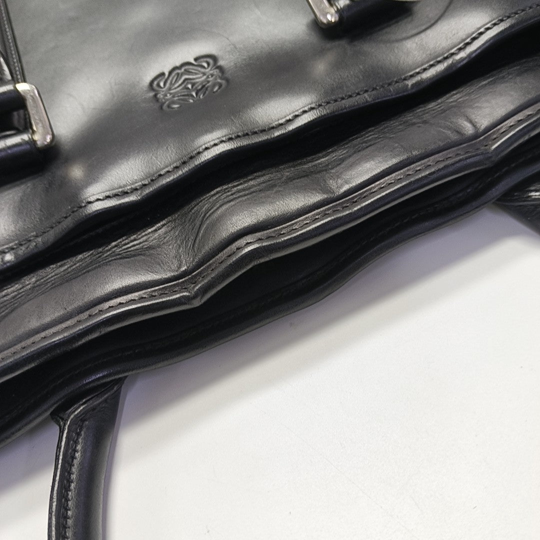Calfskin Shoulder Bag Black