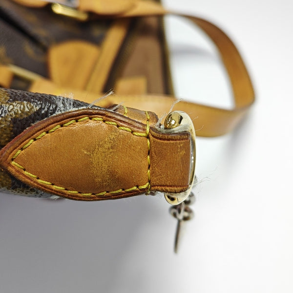 PALERMO PM Monogram Coated Canvas Brown