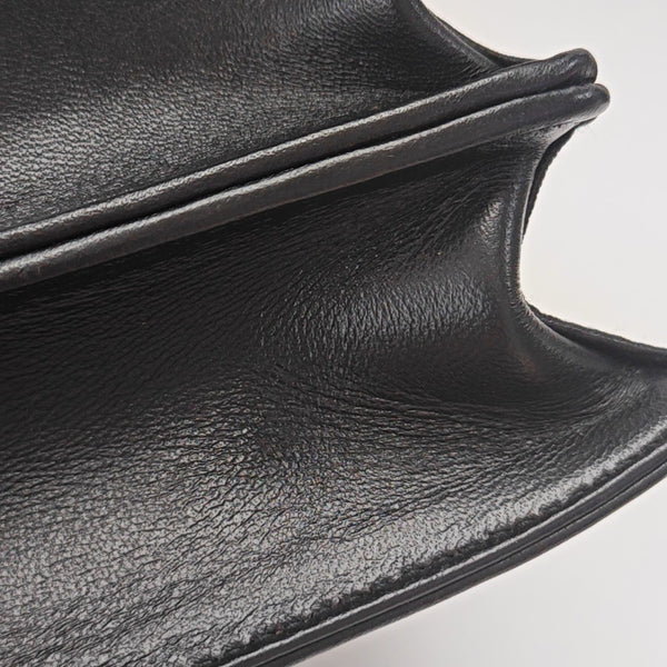 Lambskin Shoulder Bag Black