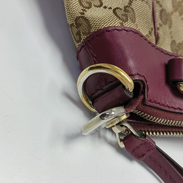 Monogram Canvas Tote Bag Brown