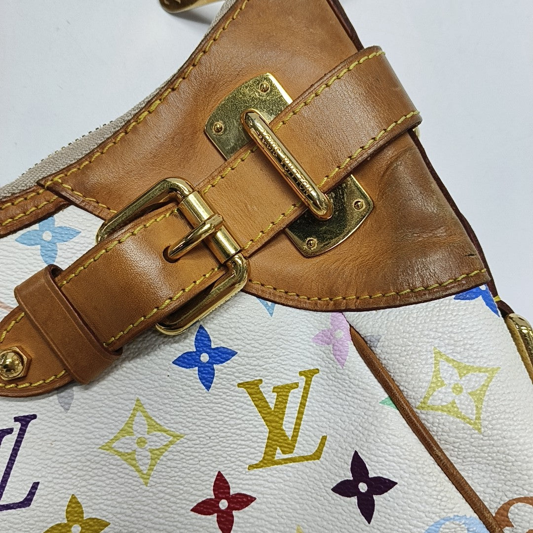 LV × TM GRETA Monogram Coated Canvas White