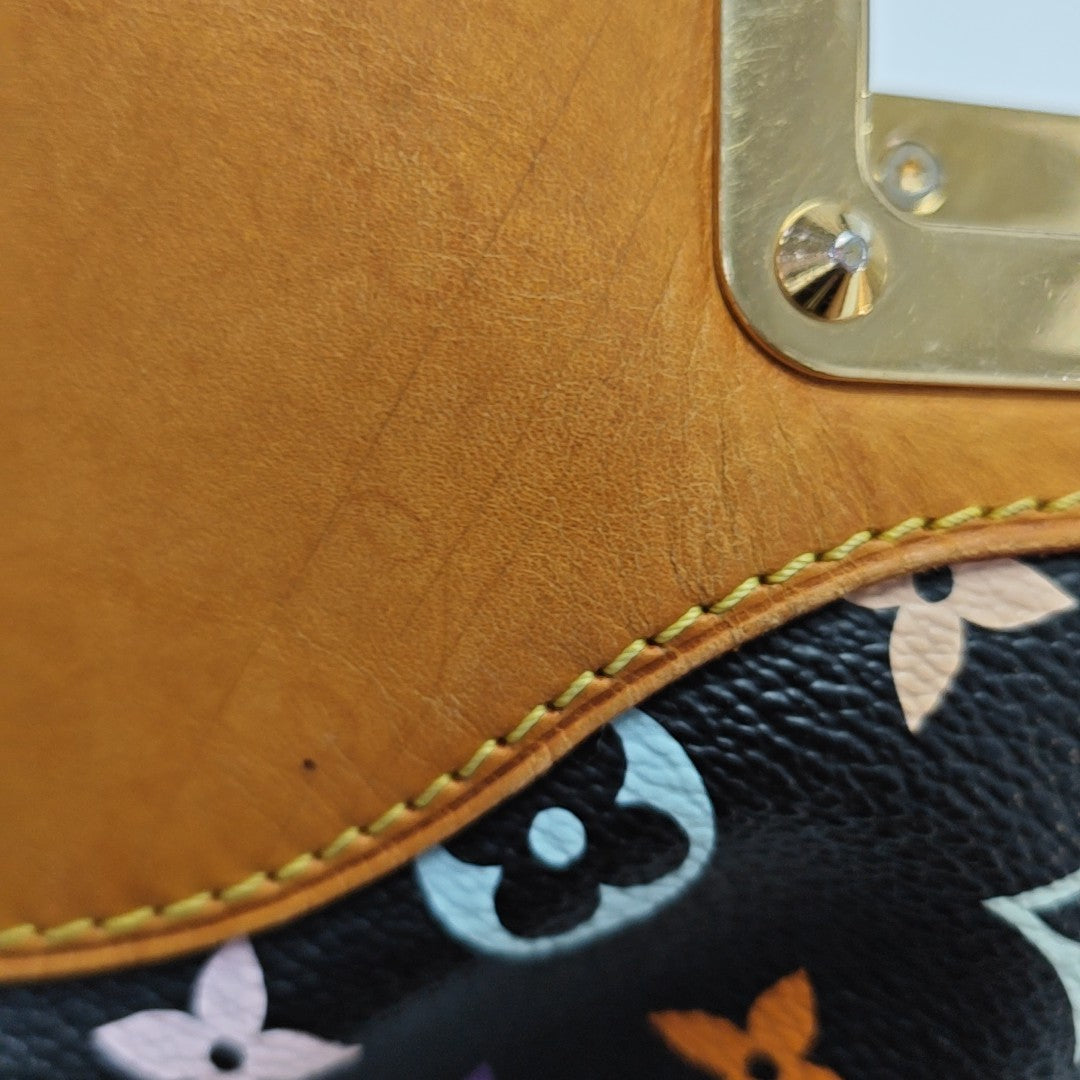 LV × TM JUDY Monogram Coated Canvas Black