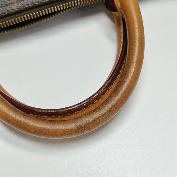 SPEEDY 30 Monogram Coated Canvas Brown