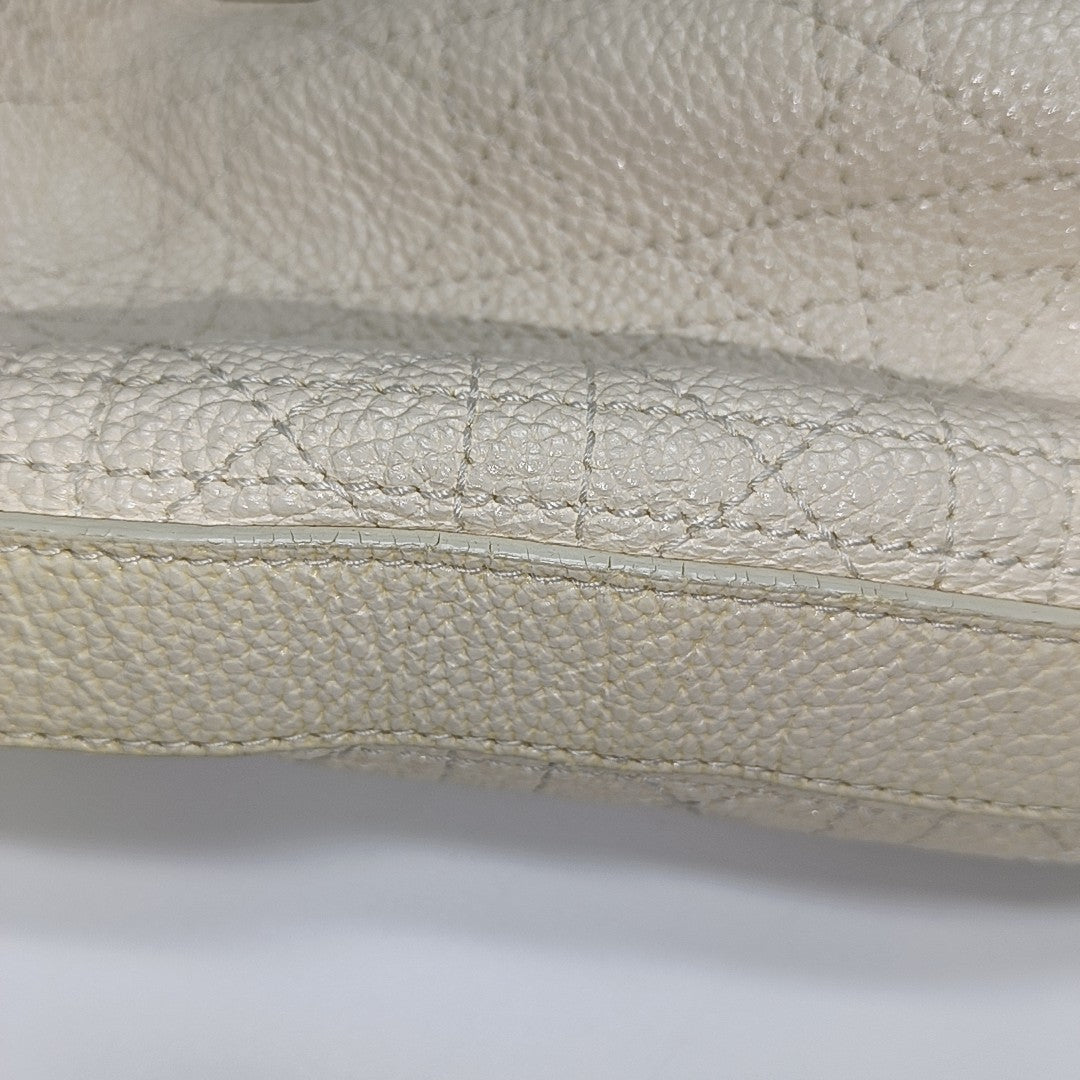 Cannage Calfskin White