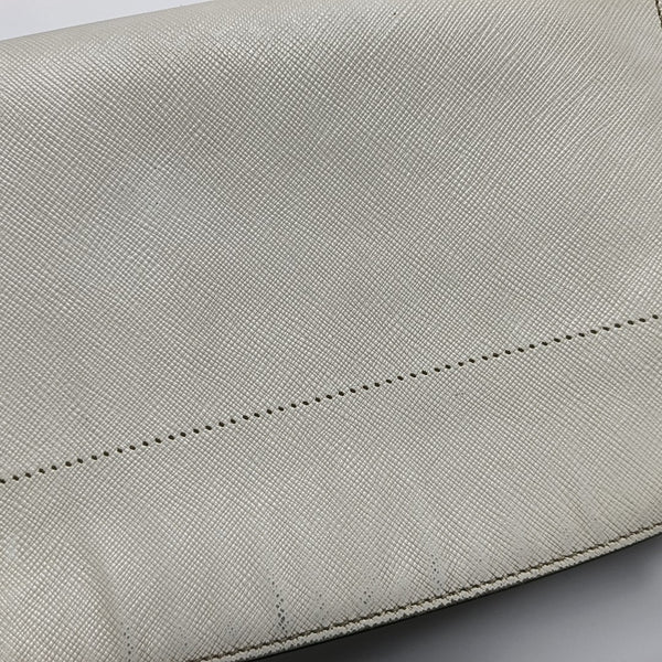 Calfskin Shoulder Bag White