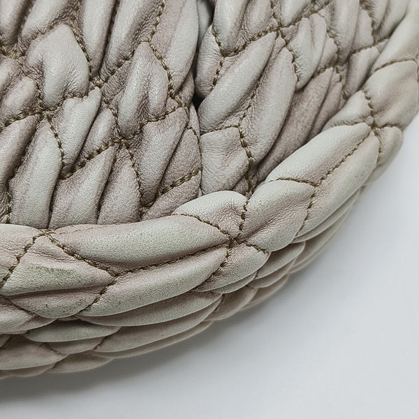 Calfskin Shoulder Bag White