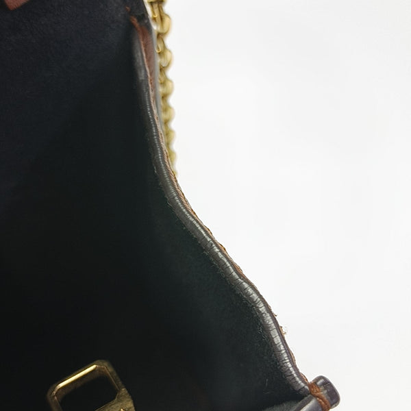 DAUPHINE WOC Monogram Coated Canvas Brown