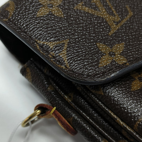 MÉTIS MM Monogram Coated Canvas Brown