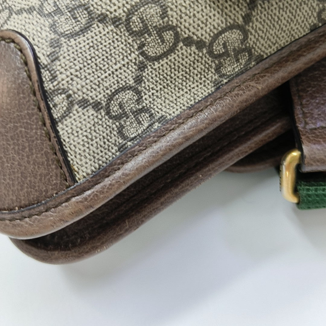 Neo Vintage Small Monogram Coated Canvas Beige