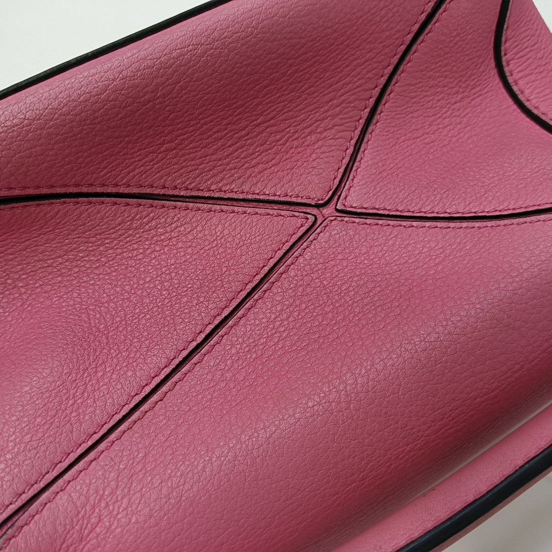 Puzzle Mini Calfskin Pink