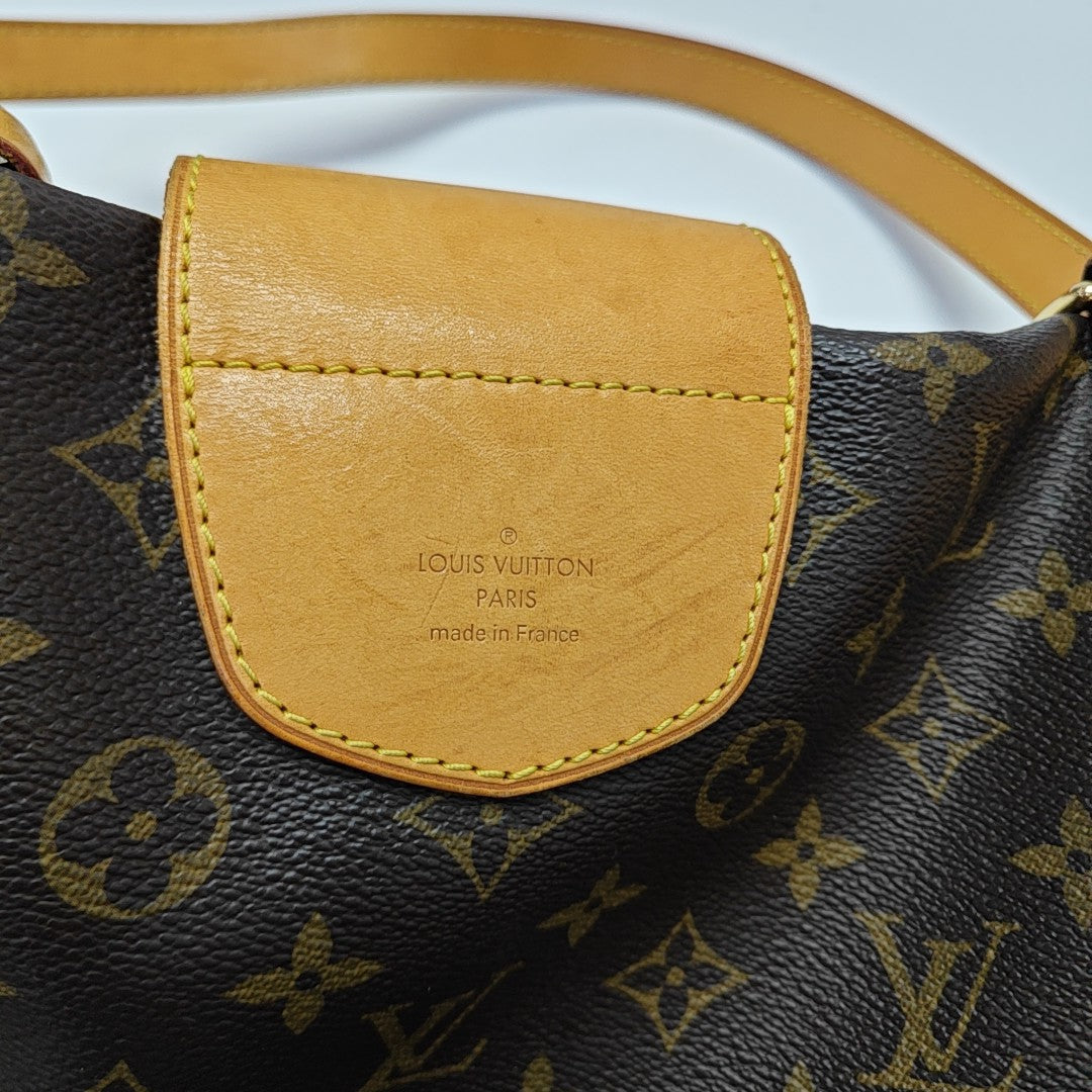 STRESA Monogram Coated Canvas Brown