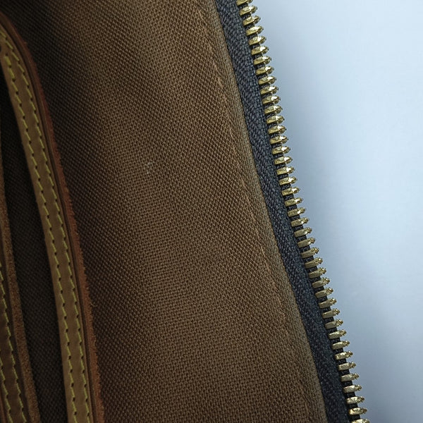 ALMA PM Monogram Coated Canvas Brown