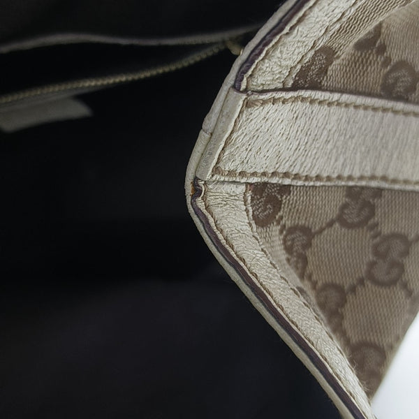Monogram Canvas Tote Bag Brown