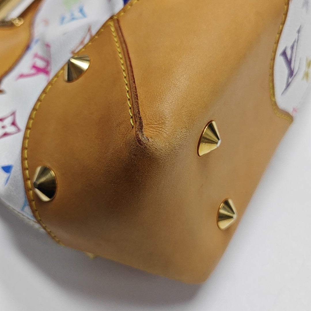 LV × TM JUDY MM Monogram Coated Canvas White