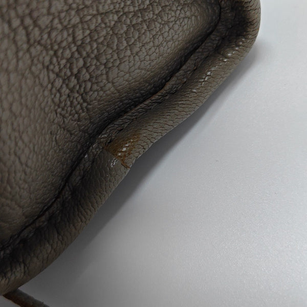 Classic Metallic Edge City Mini Lambskin Gray
